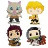 FUNKO POP Pins : Demon Slayer Bundle Of 4 (Pre Order) Pre-Order Funko Pops