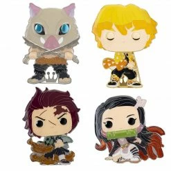 FUNKO POP Pins : Demon Slayer Bundle Of 4 (Pre Order) Pre-Order Funko Pops