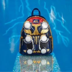 Promo π― Loungefly Marvel Thor : Love And Thunder (Glow) Cosplay Mini π Backpack π 7 Loungefly Marvel Thor : Love And Thunder (Glow) Cosplay Mini Backpack