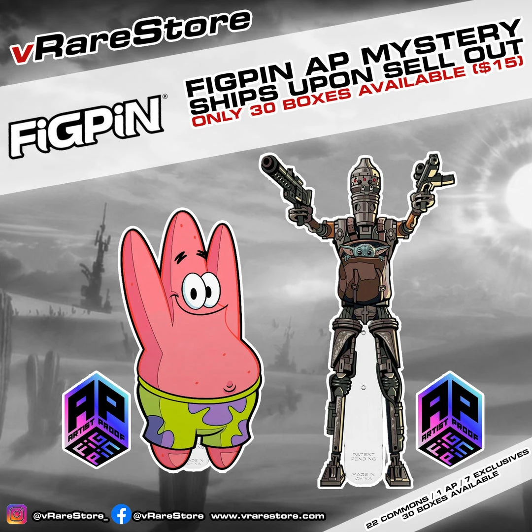 Outlet π Double AP Mystery Madness FiGPiN Mystery Box (1 Pin Per Box) FiGPiN Mystery Boxes 𧨠2 Double AP Mystery Madness FiGPiN Mystery Box (1 Pin Per Box) FiGPiN Mystery Boxes