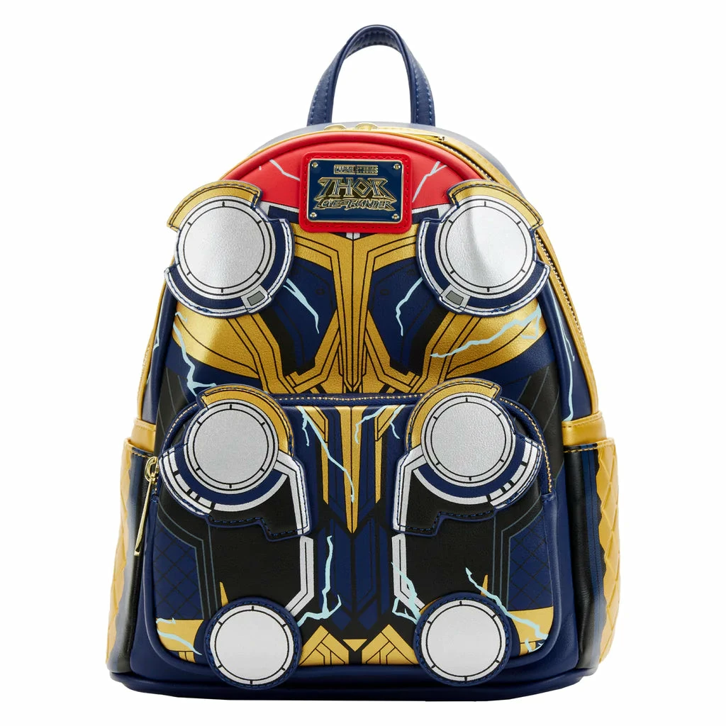 Promo π― Loungefly Marvel Thor : Love And Thunder (Glow) Cosplay Mini π Backpack π 3 Loungefly Marvel Thor : Love And Thunder (Glow) Cosplay Mini Backpack