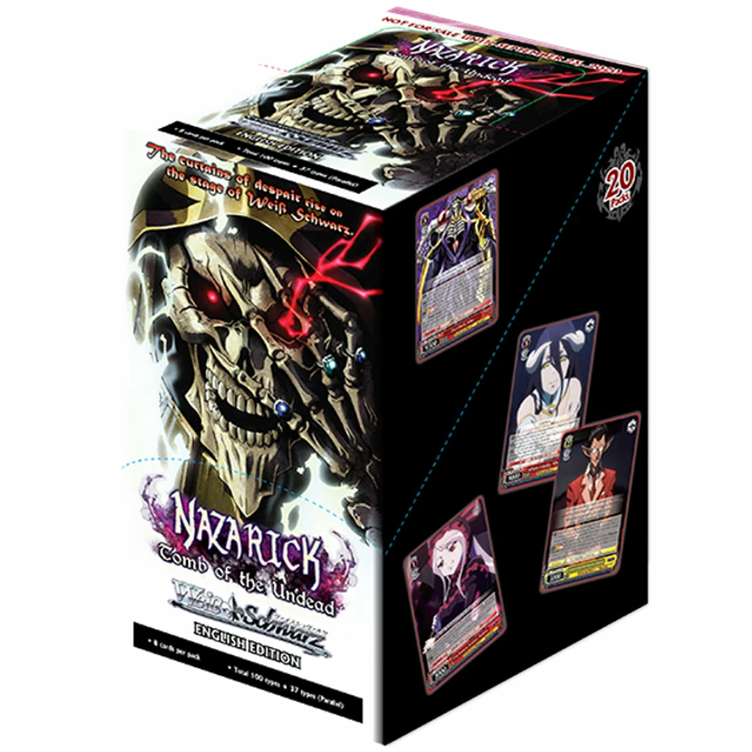 Flash Sale π Trading Cards Weiss Schwarz Nazarick : Tomb Of The Undead Booster Box (Pre Order) π 3 Trading Cards Weiss Schwarz Nazarick : Tomb Of The Undead Booster Box (Pre Order)