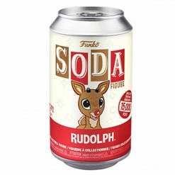 Vinyl Soda : Rudolph - Rudolph W/ Flocked Chance Of Chase Funko Soda