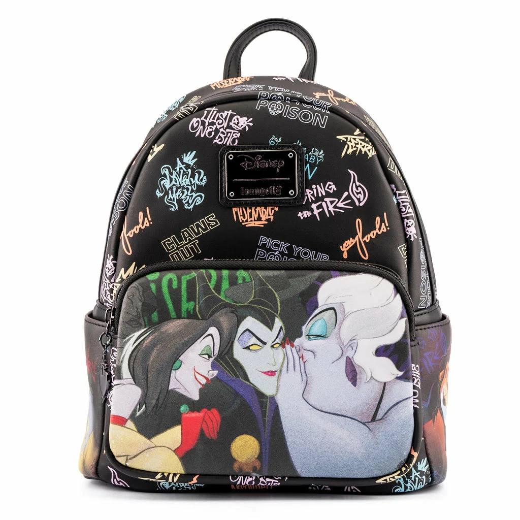 Discount π Loungefly Disney Villain's Club Mini π Backpack π€© 3 Loungefly Disney Villain's Club Mini Backpack