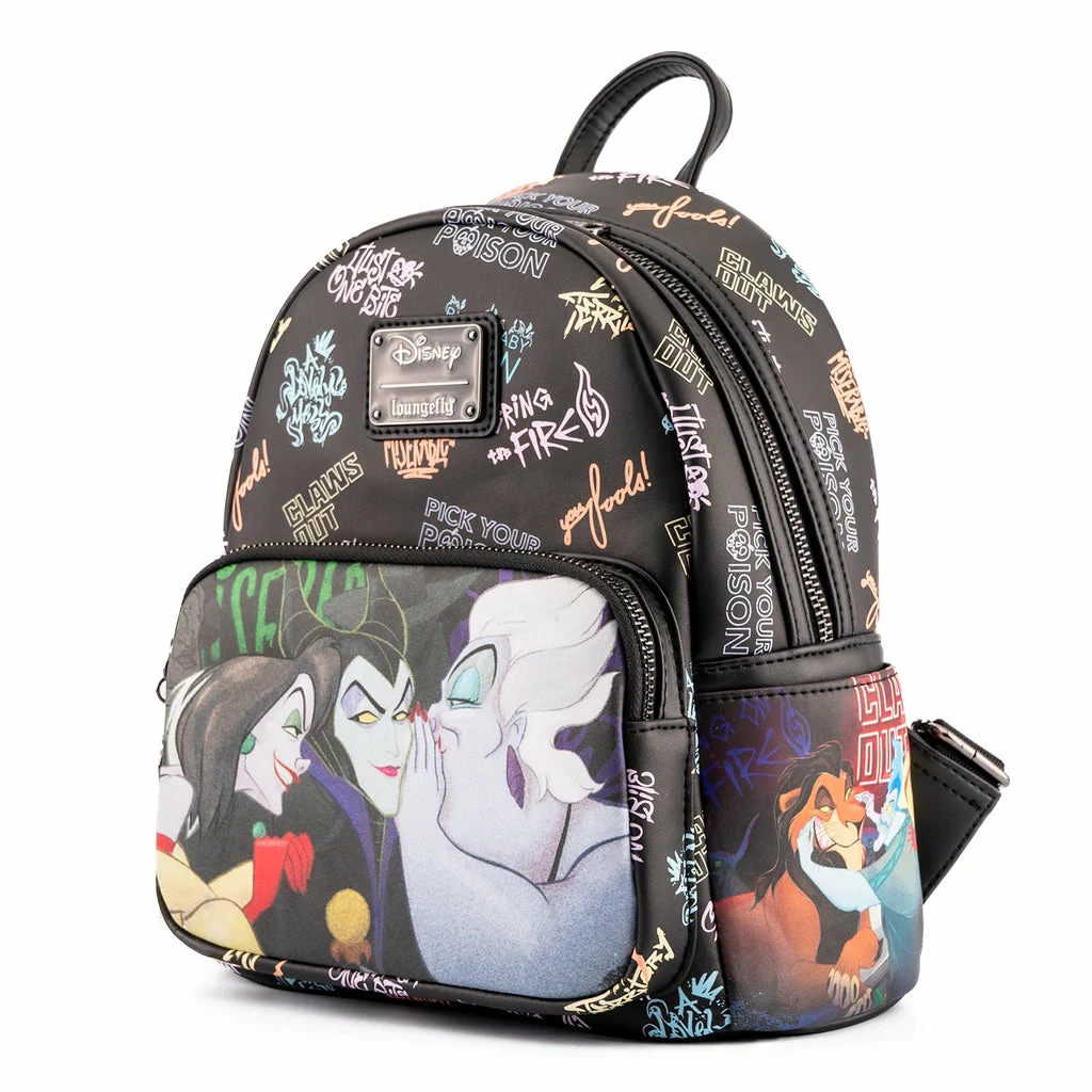 Discount π Loungefly Disney Villain's Club Mini π Backpack π€© 4 Loungefly Disney Villain's Club Mini Backpack