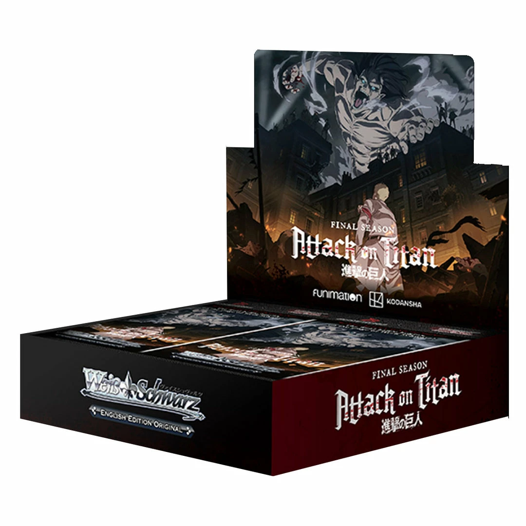 Cheapest 🔥 Trading Cards Weiss Schwarz Attack On Titan Final Season Booster Box (Pre Order) 🎉 3 Trading Cards Weiss Schwarz Attack On Titan Final Season Booster Box (Pre Order)