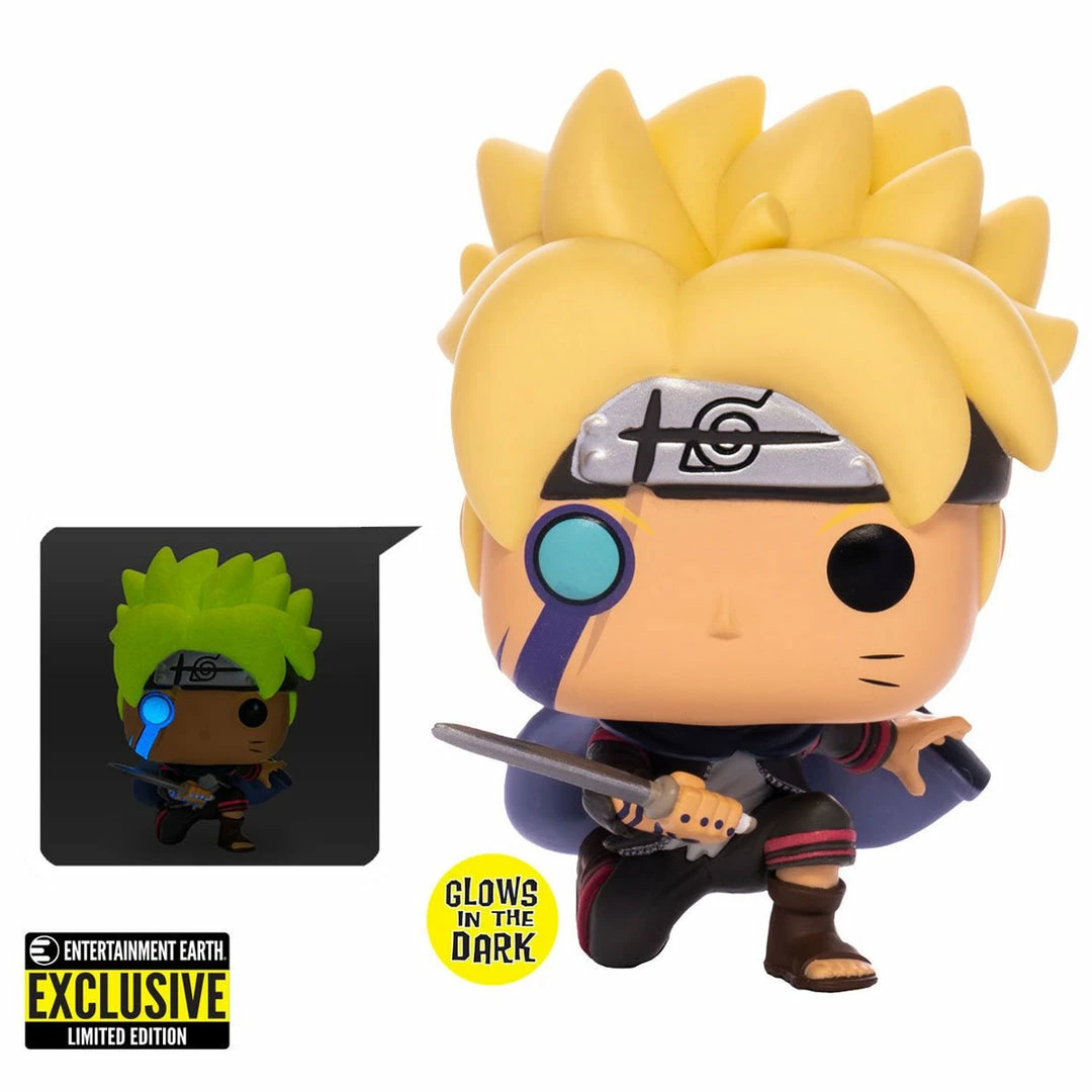Hot Sale π FUNKO POP Animation : Boruto W/ Marks (GITD) Entertainment Earth Exclusive Damaged π 3 FUNKO POP Animation : Boruto W/ Marks (GITD) Entertainment Earth Exclusive Damaged