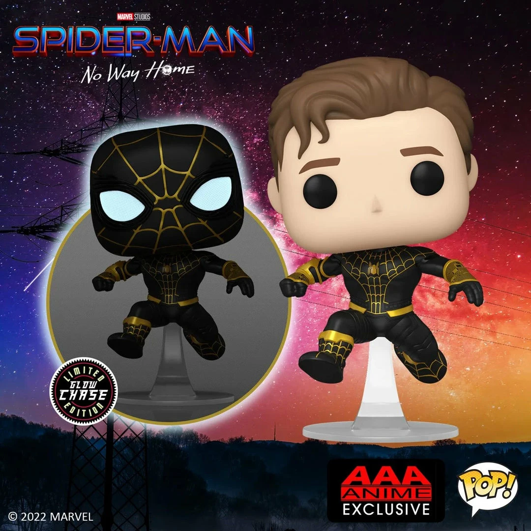Wholesale ๐ FUNKO POP Marvel : Spider-Man (Gold Suit) GITD Chase AAA Anime Exclusive Bundle (Pre Order) โจ 3 FUNKO POP Marvel : Spider-Man (Gold Suit) GITD Chase AAA Anime Exclusive Bundle (Pre Order)