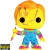 FUNKO POP Horror : Child's Play Chucky (Blacklight) Entertainment Earth Exclusive