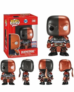 Budget π FUNKO POP Asia : Metallic Deathstroke Imperial Palace Beijing Pop Toy Show Exclusive Limited Edition (w/ HardStack) Slight Damage π 3 FUNKO POP Asia : Metallic Deathstroke Imperial Palace Beijing Pop Toy Show Exclusive Limited Edition (w/ HardStack) Slight Damage