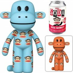 Vinyl Soda : Paul Frank - Sock Monkey W/ Chance Of Chase Funko Soda
